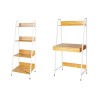 4-Tier Ladder Bookshelf Bookcase Storage Shelf Racks