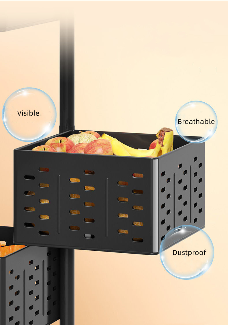 Upgraded version of rotating storage racks