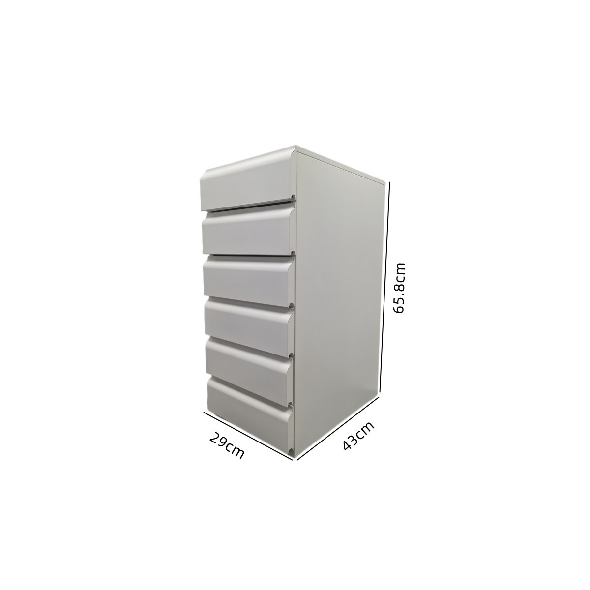 6 drawers filing cabinet