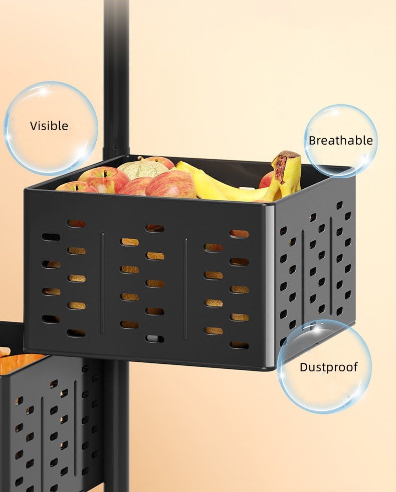 Upgraded version of rotating storage racks