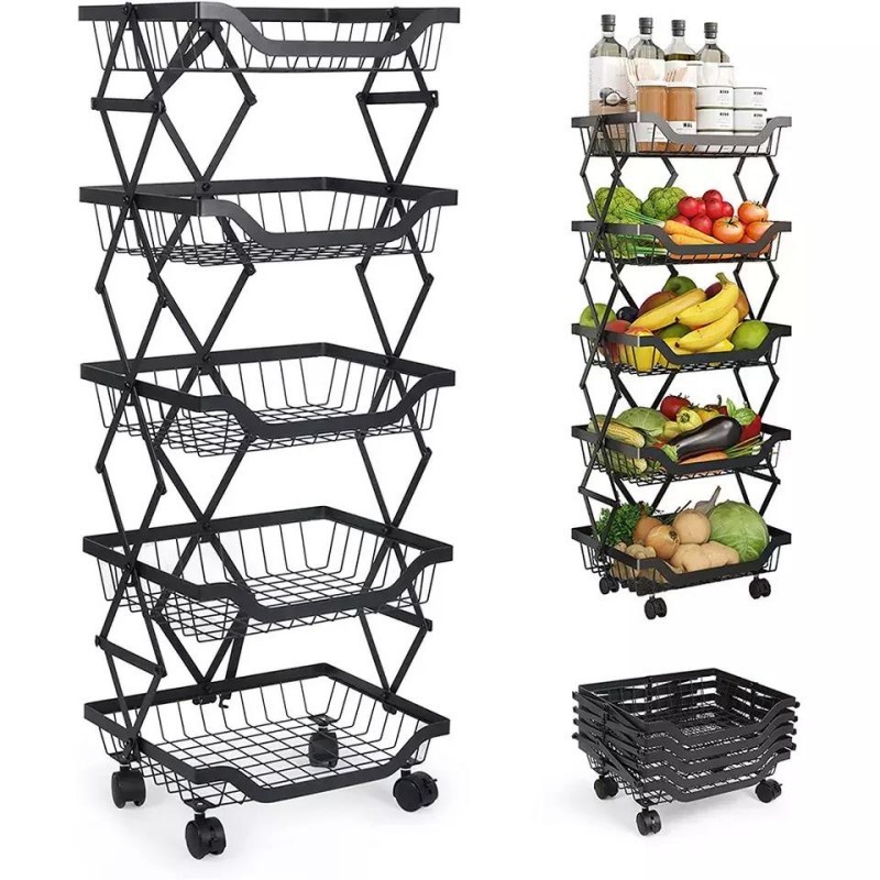 5-tier storage rack