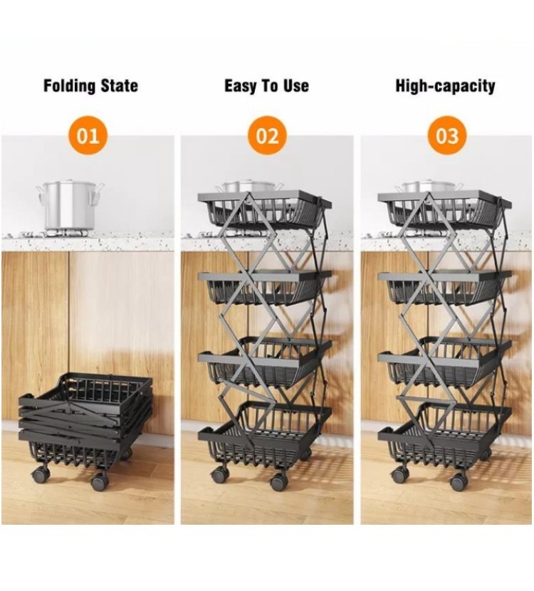 folding storage racks