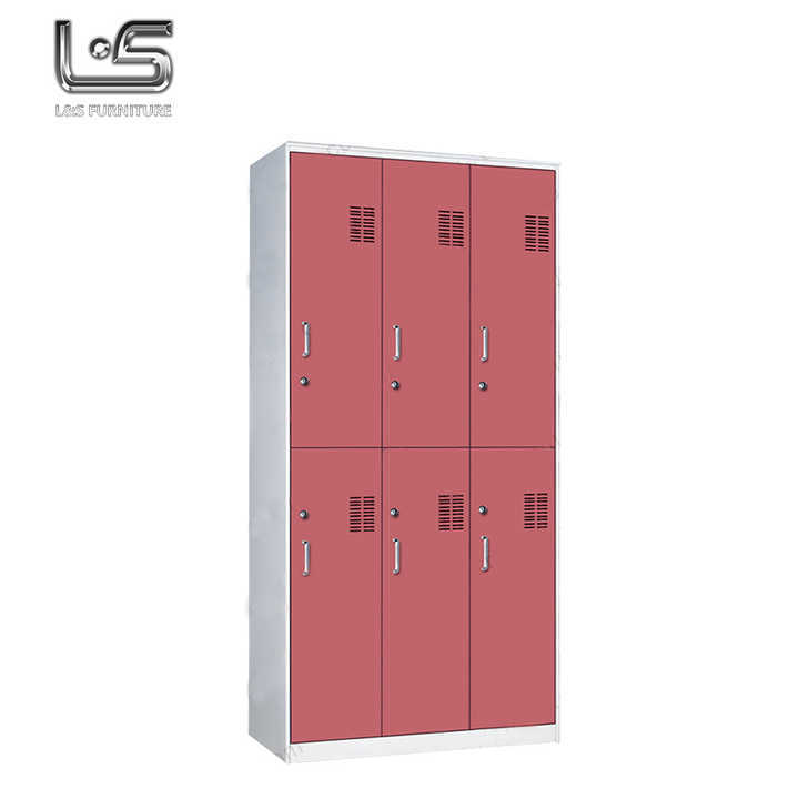 6 doors Industrial lockers