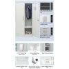 6 portas móveis de metal armário de guarda-roupa de aço de ferro armário de armazenamento hospitalar para compradores por atacado