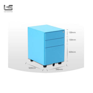 3 Drawer Vertical File Cabinet Lockable Metal Storage Cabinet