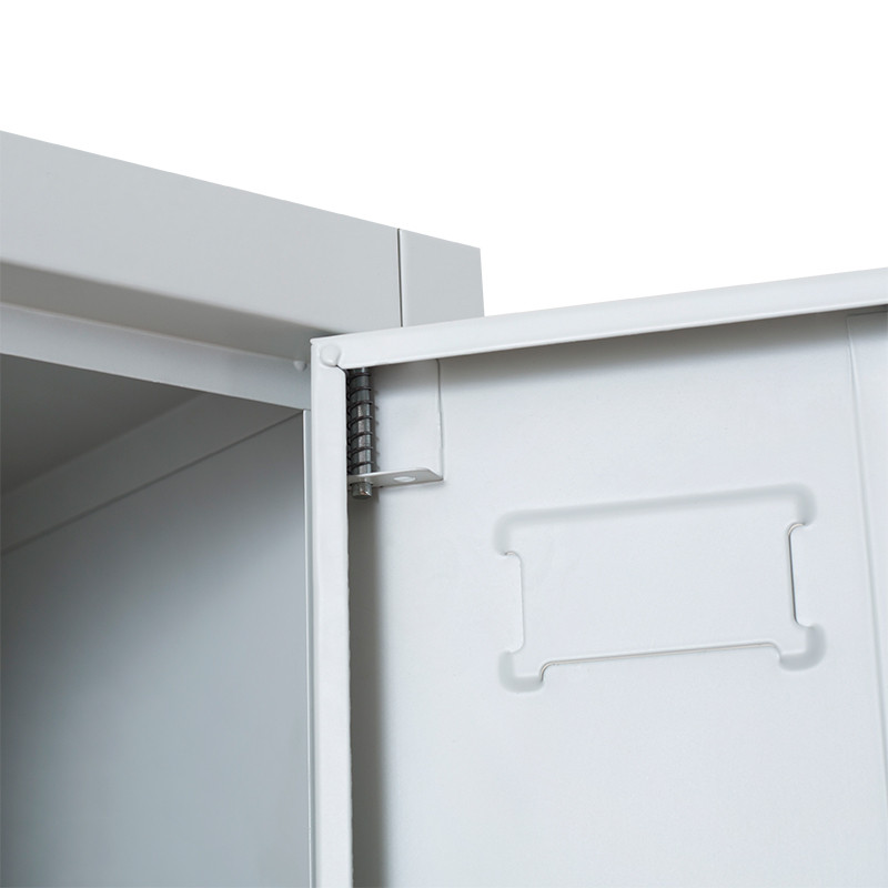 inside of locker cabinet