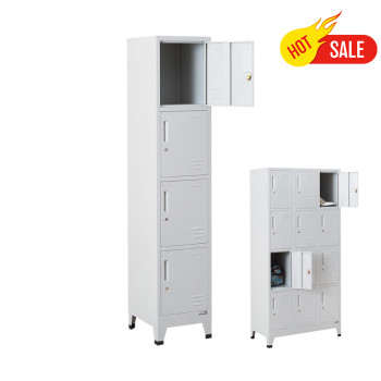 4/6/8/12 Doors Metal Storage Cabinet Steel Commercial Locker Wardrobe Manufacturer