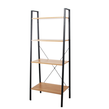 Industrial 4-Tier Bookshelf Bookcase Storage Rack Shelves