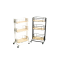 Wooden Metal Storage Trolley Movable Kitchen Cart