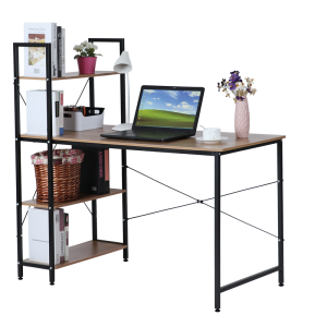 Adjustable Office Furniture T-type Office Desk Computer Table Computer Desk with Shelf