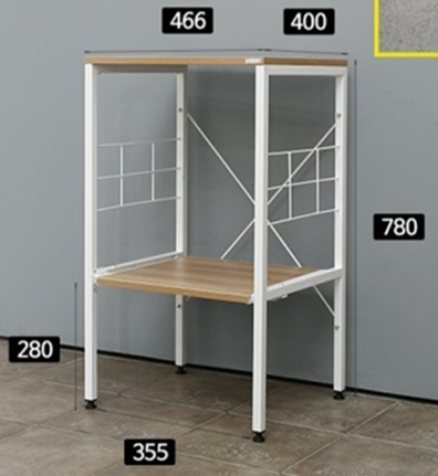 2 tiers storage shelf 