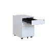 Produttore di armadietti mobili con piedistallo mobile in metallo bianco per uso ufficio in acciaio a 3 cassetti di alta qualità