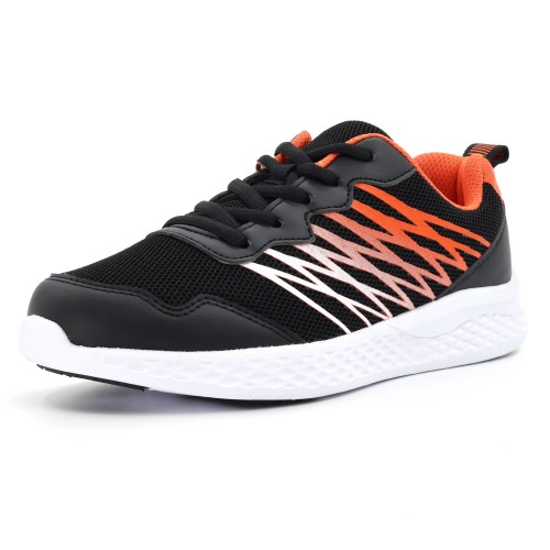 Boys Athletic Running Sneakers Kids Lace Up Sports Shoes