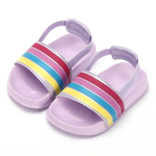 Toddler Girls & Boys Slide Sandals - Kids Slip On Water Shoes