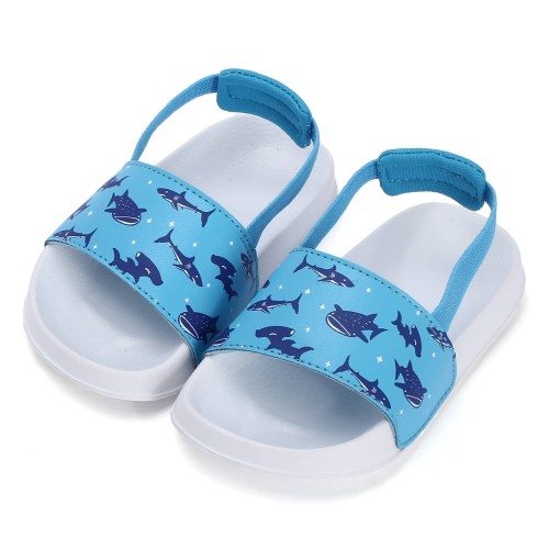 Toddler Girls & Boys Slide Sandals - Kids Slip On Water Shoes