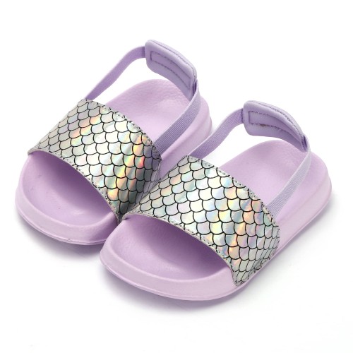 Toddler Girls & Boys Slide Sandals - Kids Slip On Water Shoes