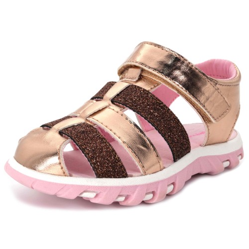 Girls Closed toe Princess Dress Sandals