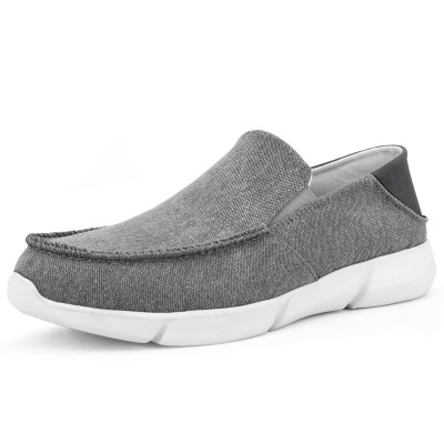 Mens Casual Slip on Loafers - Lightweight  Canvas  Shoes