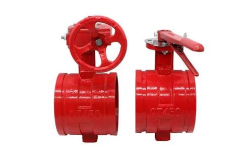 UL/FM Grooved Butterfly Valve with Gear Operation Manufacturer