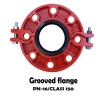 ANSI /UL 213 C Red coating/ Ral 3000 Fire Protection Grooved and Threaded Flange and Flange Adaptor PN16/ Class150