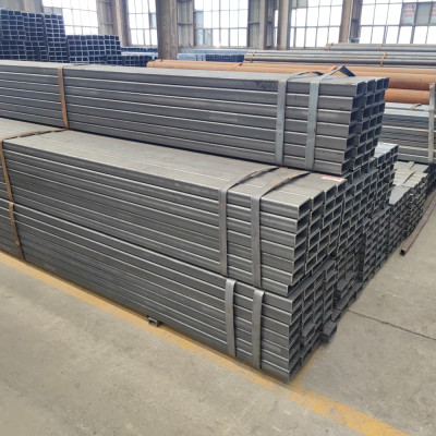 Rectangular Steel Pipe Manufacturer Black Painted ASTM A500 For Fence