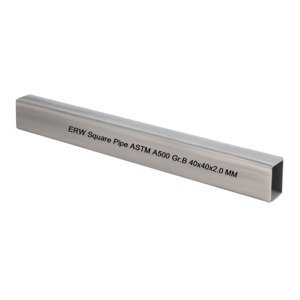 Tubos de acero rectangulares ASTM A500, distribuidor de tubos estructurales
