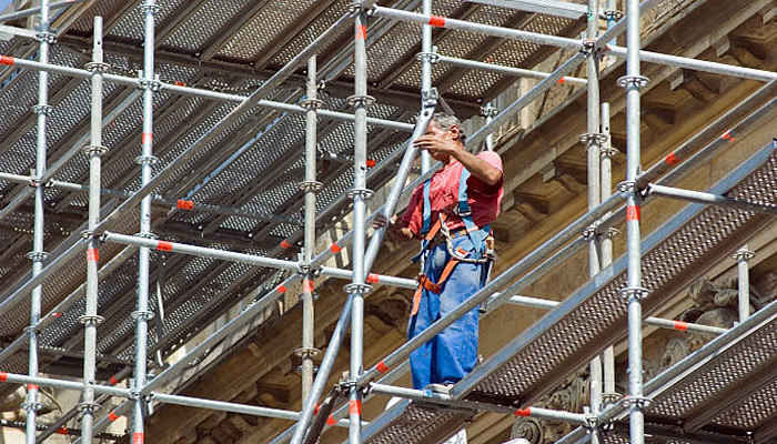 application of ringlock scaffolding