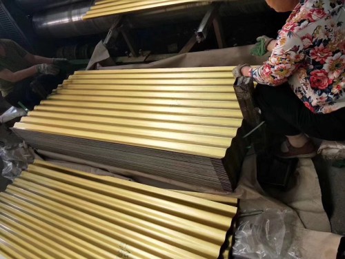 PPGI corrugated plate Corrugated Color Roof Supplier