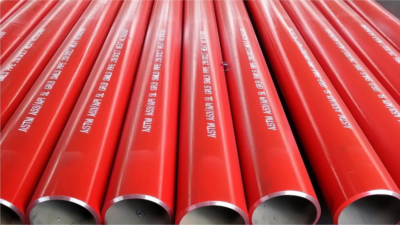Fire-fighting steel pipes