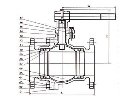 WCB Stainless Steel Gate valve parameter