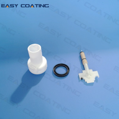 351717 PG powder painting guns round jet nozzle set complete teflon 332690