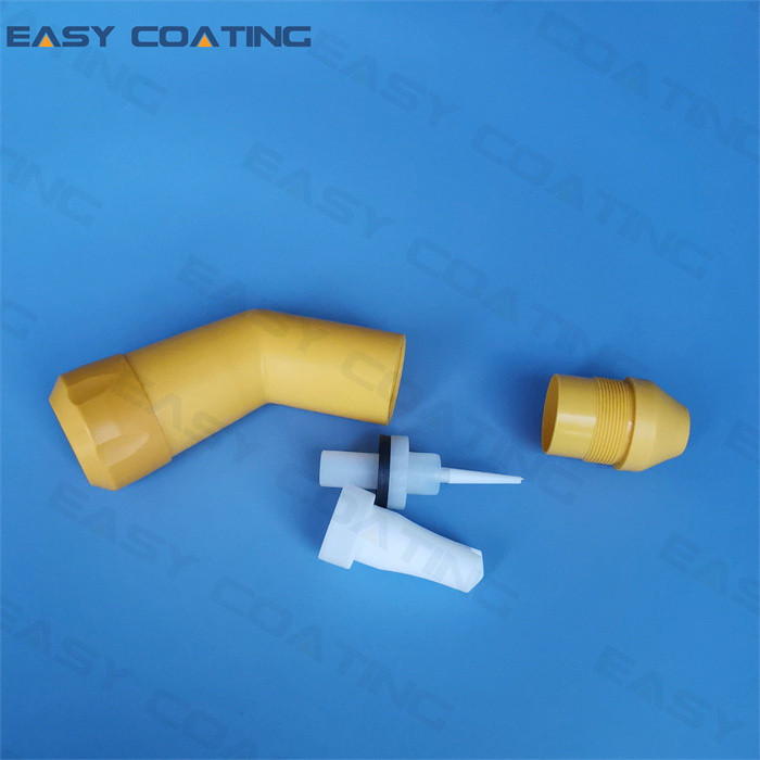 1009138 Powder coating opti gun GA03 angle nozzles complete PA03-60° complete replacement