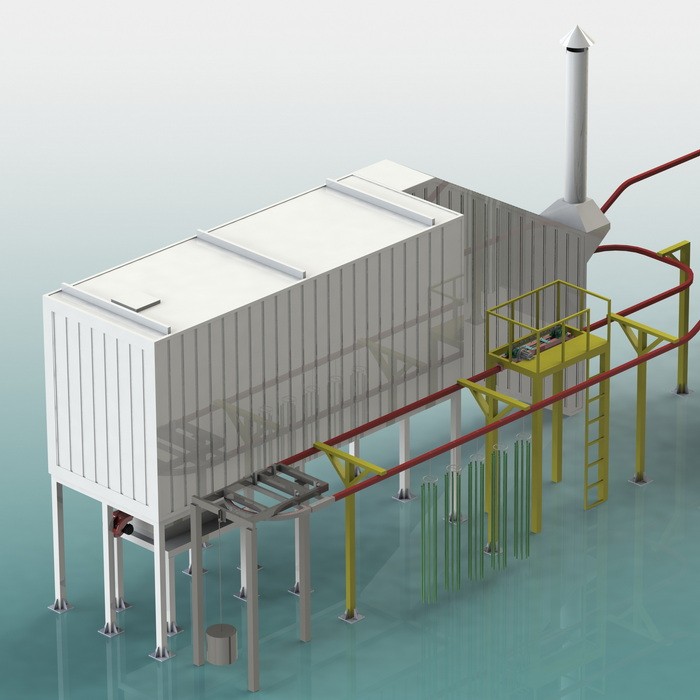 The steps to do electrostatic powder coating finshing for your metal profiles