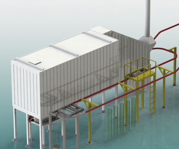 Этапы электростатического порошкового покрытия металлических профилей