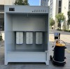 How to use manual powder coating booth and electrostatic manual powder coating guns machine