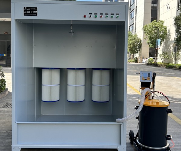 Как использовать ручную камеру для порошковой окраски и электростатический ручной пистолет для порошковой окраски