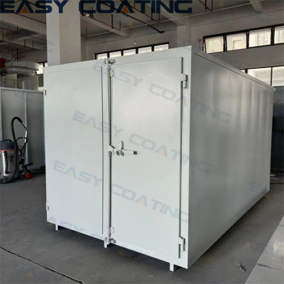 Small electric powder coating curing ovens for metal surface finishing