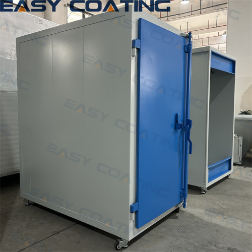 Small electric powder coating curing ovens for metal surface finishing