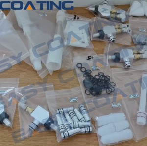 Powder coating spare wear replacement gun parts (Non-OEM) for Nordson aftermarket repairs
