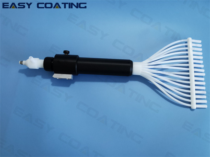 The working principle of the friction powder coating guns