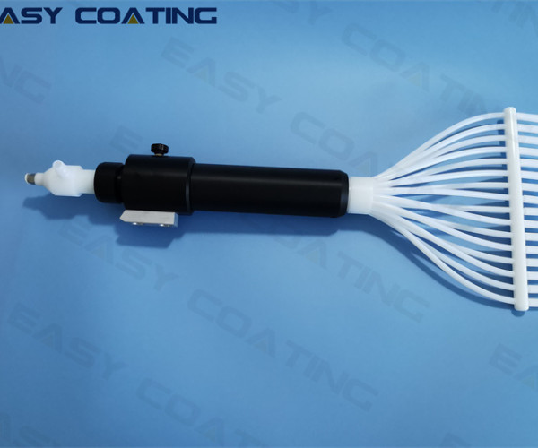 The working principle of the friction powder coating guns