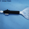 The working principle of the friction powder coating guns