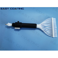 The working principle of the friction powder coating guns
