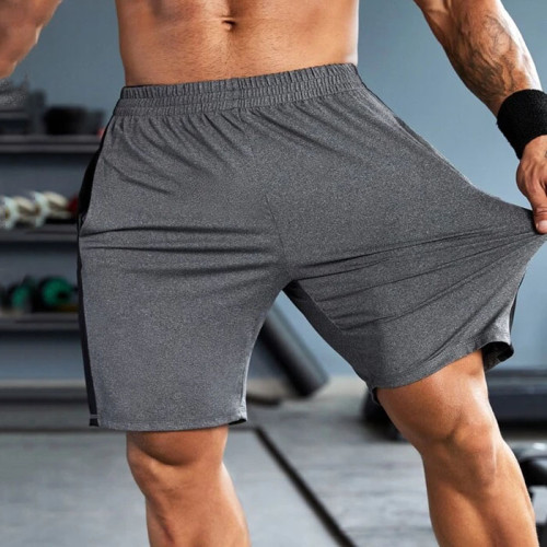 Custom OEM Men's Contrast Side Seam Sports Shorts