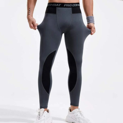 OEM Wholesale Men's Contrasting Monogram Track Leggings Factory