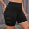 OEM Wholesale Plus Mesh Panel Sports Shorts With Phone Pocket Supplier