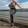 Get Your Own Branded Plus Two Tone Wide Waistband Sports Leggings