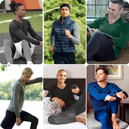 Customize Your Style and Keep Warm with Our Men's Thermal Compression Shirts Wholesale