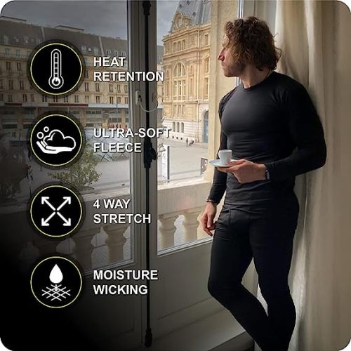 Get Ready for Winter with our High-Quality Men's Thermal Leggings for Extreme Cold