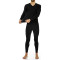 Customized Men's V-Neck Fleece Lined Thermal Underwear: Embrace the Cold with our Wholesale OEM Base Layer Set